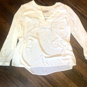 Loft Off White Top